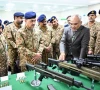 chief of defence forces cdf and chief of army staff coas field marshal asim munir visited pakistan s largest defence industrial complex pakistan ordnance factory pof in wah photo ispr