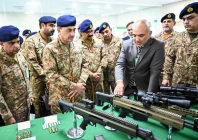 chief of defence forces cdf and chief of army staff coas field marshal asim munir visited pakistan s largest defence industrial complex pakistan ordnance factory pof in wah photo ispr