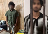 two arrested after video of alleged assault on youth in karachi s defence photo express