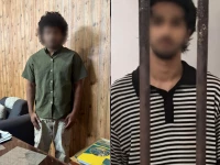 two arrested after video of alleged assault on youth in karachi s defence photo express