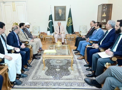 pm shehbaz meets mqm delegation discusses budget political situation