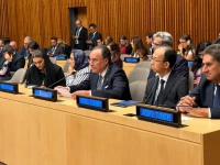 finance minister muhammad aurangzeb speaking at the launch of the cop31 action agenda photo x