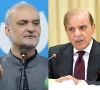 prime minister shehbaz sharif and jamaat e islami ji chief hafiz naeemur rehman photo file