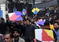 a large number of people purchase kites in connection with the upcoming basant festival in the provincial capital photo app