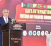 ishaq dar addresses at safa conference in lahore photo x