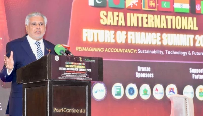 ishaq dar addresses at safa conference in lahore photo x