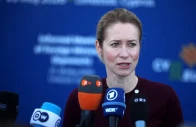 eu high representative of foreign affairs and security policy kaja kallas speaks to media during an informal eu foreign ministers meeting in limassol cyprus photo reuters