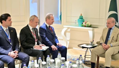 pm shehbaz meeting with a delegation of cal k holding led by the group s chairman mr ahmet cal k in istanbul photo x