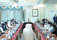 pm shehbaz meets newly elected pml n members of g b assembly photo x pm shehbaz meets newly elected pml n members of g b assembly photo x
