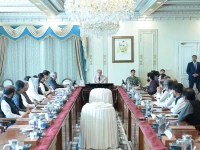 pm shehbaz meets newly elected pml n members of g b assembly photo x pm shehbaz meets newly elected pml n members of g b assembly photo x