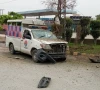 peshawar police vehicle targeted in explosive attack photo express