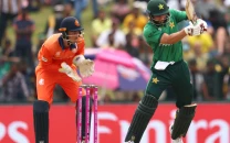 t20 world cup pakistan lose first wicket chasing 148 against netherlands