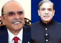 a combination picture of president asif ali zardari l and prime minister shehbaz sharif r photo radio pakistan