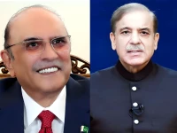 a combination picture of president asif ali zardari l and prime minister shehbaz sharif r photo radio pakistan