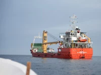 a vessel at the strait of hormuz off the coast of oman s musandam province photo reuters