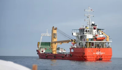 a vessel at the strait of hormuz off the coast of oman s musandam province photo reuters