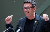 andy burnham british member of parliament mp for makerfield delivers a speech at the people s history museum in manchester britain photo reuters