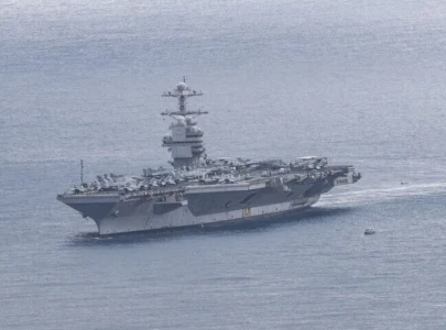 iran s revolutionary guards say missiles struck us aircraft carrier destroyer