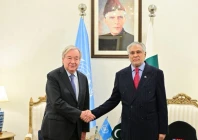 deputy prime minister and foreign minister ishaq dar met united nations secretary general antonio guterres in islamabad photo mofa x deputy prime minister and foreign minister ishaq dar met united nations secretary general antonio guterres in islamabad photo mofa x