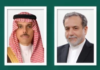 saudi foreign minister prince faisal bin farhan l iranian foreign minister abbas araghchi r photo x