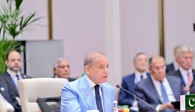 prime minister shehbaz sharif addresses the shanghai cooperation organisation sco summit in bishkek kyrgyzstan on september 1 2026 photo x
