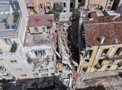 six dead after explosion destroys building in athens