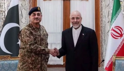 cdf munir meets iran s speaker ghalibaf in tehran photo x