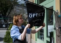 an experimental cafe run by ai opens in stockholm photo afp