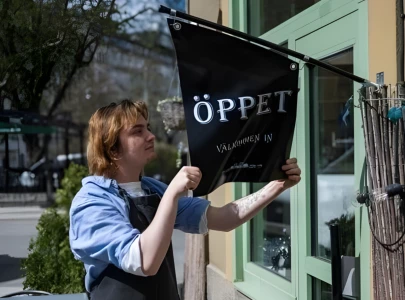 an experimental cafe run by ai opens in stockholm