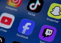 instagram tiktok snapchat youtube facebook twitch and reddit applications are displayed on a mobile phone in this picture illustration photo reuters
