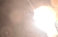 a munition is launched from a us warship at an unknown location during what us central command centcom says are strikes on iran in this screen grab taken from a handout video released photo reuters