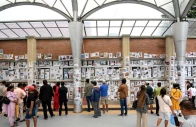 people look at photographs of missing and deceased people pasted on wall outside tribhuvan university teaching hospital following flash floods and a mudslide in kathmandu nepal photo reuters