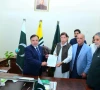 najeeb naqi khan files nomination papers for ajk presidency photo express