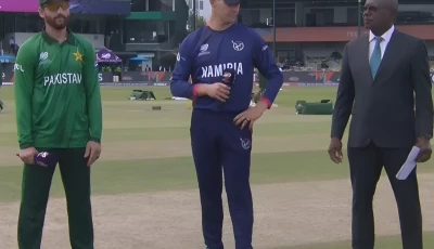 pakistan set to bat first in last group stage clash with namibia photo screengrab