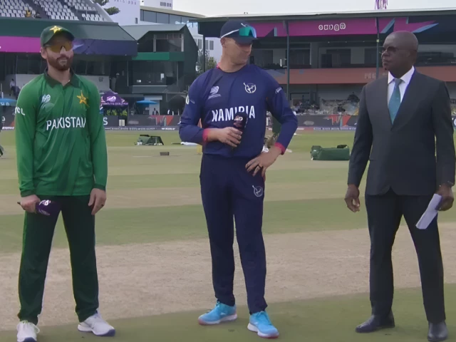 T20 World Cup: Pakistan win toss, choose to bat first against Namibia