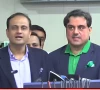 karachi mayor murtaza wahab speaking alongside punjab housing minister bilal yasin in lahore photo screengrab