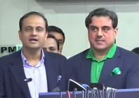 karachi mayor murtaza wahab speaking alongside punjab housing minister bilal yasin in lahore photo screengrab