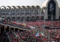 iran holds mass funeral prayer for slain supreme leader photo anadolu agency