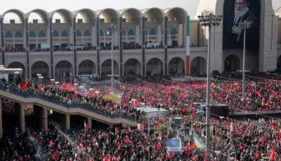 iran holds mass funeral prayer for slain supreme leader photo anadolu agency iran holds mass funeral prayer for slain supreme leader photo anadolu agency