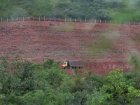 a truck at the construction site of the google adani data centre in tarluvada visakhapatnam andhra pradesh india photo reuters