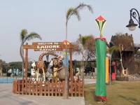 lahore safari zoo decorated for three day basant festival photo express