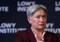 australia s foreign minister penny wong reacts during a question and answer session following her delivery of the allan gyngell lecture at the lowy institute in sydney australia photo reuters