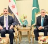 deputy prime minister and foreign minister ishaq dar and syrian foreign minister asaad hassan al shaibani at the mofa photo x deputy prime minister and foreign minister ishaq dar and syrian foreign minister asaad hassan al shaibani at the mofa photo x