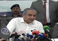 interior minister mohsin naqvi speaking to the media in lahore photo screengrab