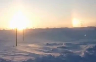 extreme cold creates rare optical illusion in russian skies photo express