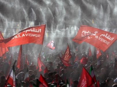 iranian mourners call for vengeance on trump during khamenei funeral procession iranian mourners call for vengeance on trump during khamenei funeral procession