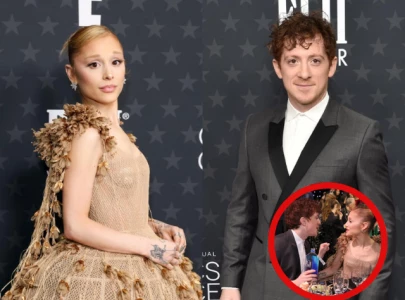 ariana grande and ethan slater share intimate moment inside critics choice awards ariana grande and ethan slater share intimate moment inside critics choice awards