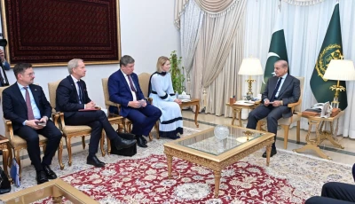 european union s high representative for foreign affairs and security policy and vice president of the european commission he ms kaja kallas called on prime minister of pakistan shehbaz sharif on june 01 2026 photo pm office