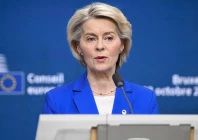 highlighting the bloc s defense efforts since russia s war on ukraine she said european military spending in 2025 rose nearly 80 compared with prewar levels photo anadolu