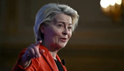 eu chief ursula von der leyen said sunday brussels avoid hitting back at us tariff as it seeks a deal photo reuters
